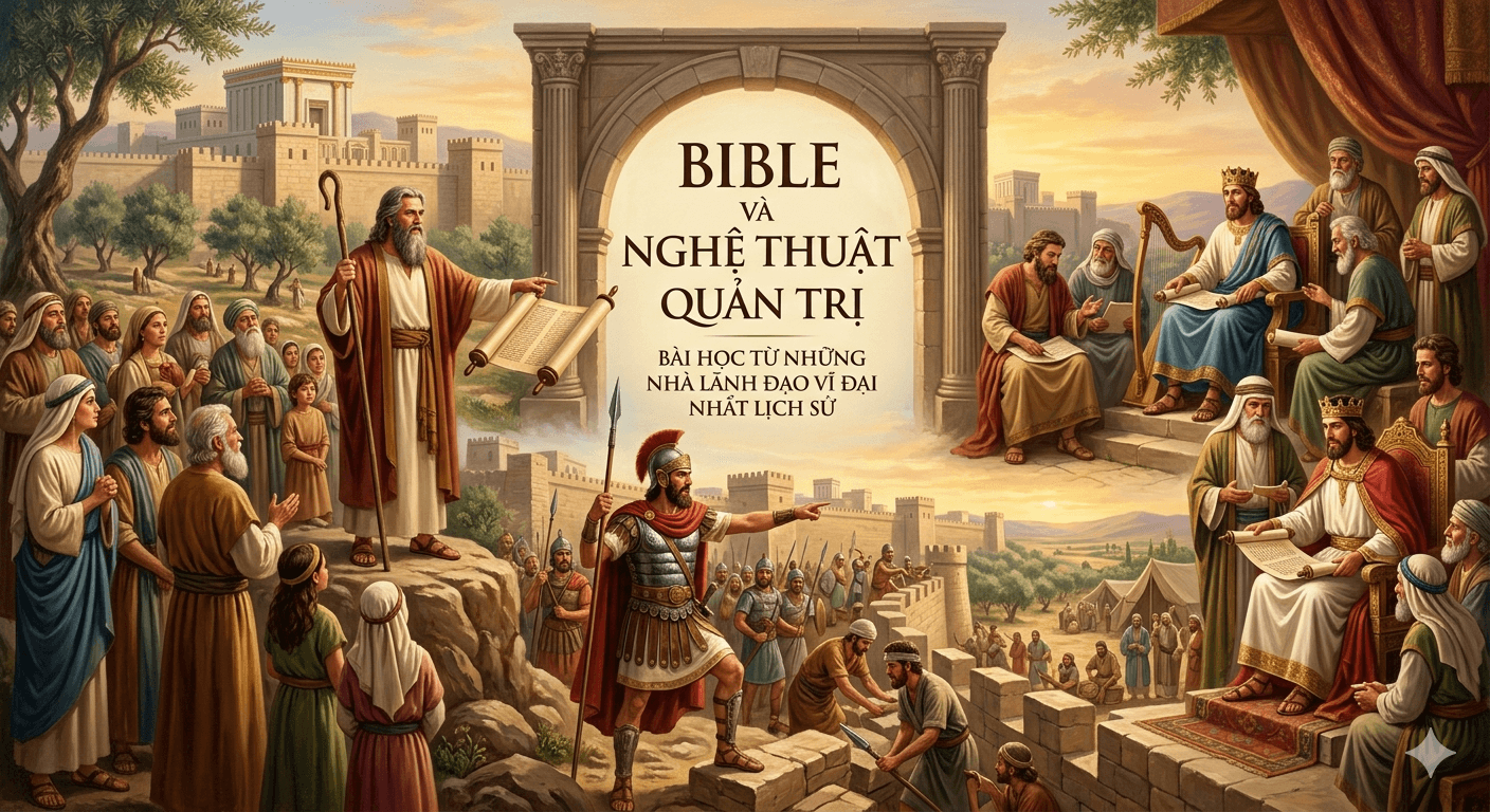 BIBLE VÀ NGHỆ THUẬT QUẢN TRỊ: BÀI HỌC TỪ NHỮNG NHÀ LÃNH ĐẠO VĨ ĐẠI NHẤT LỊCH SỬ.